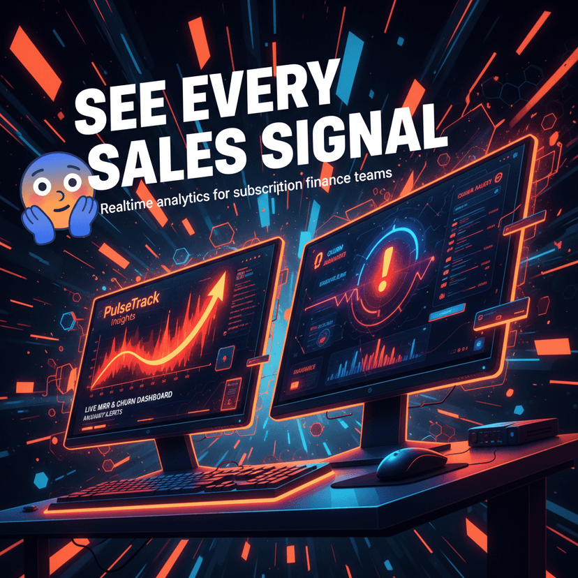 PulseTrack Revenue Dashboard